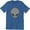Blue, variant on Alien Face Funny Sci Fi Space Horror Retro Fashion Men's Tee Shirt