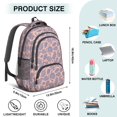 thumbnail image 5 of Paisley and Floral Beige Pattern Cute School Backpack Bag with Padded Back and Adjustable Shoulder Straps 16.9 X 12.6 X 5.9 Inches, 5 of 5