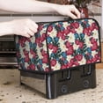 thumbnail image 7 of Pofeuu Beautiful Flower Print Toaster Cover 4 Slice, Bread Dust Cover & Fingerprint Protection, Kitchen Small Appliance Covers(Toaster Cover), 7 of 7