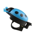 thumbnail image 1 of MasteelfCA Funny Cartoon Lady Beetle Ladybug Shaped Bike Cycling Handlebar Ring Sound Bell Horn (Blue), 1 of 5