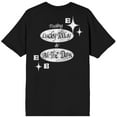 thumbnail image 3 of Black Ball, BBB, Feeling Lucky Today & All The Days, on Black Short Sleeve Adult T-Shirt-Large, 3 of 4