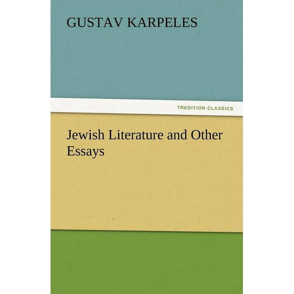 Jewish Literature and Other Essays (Paperback)