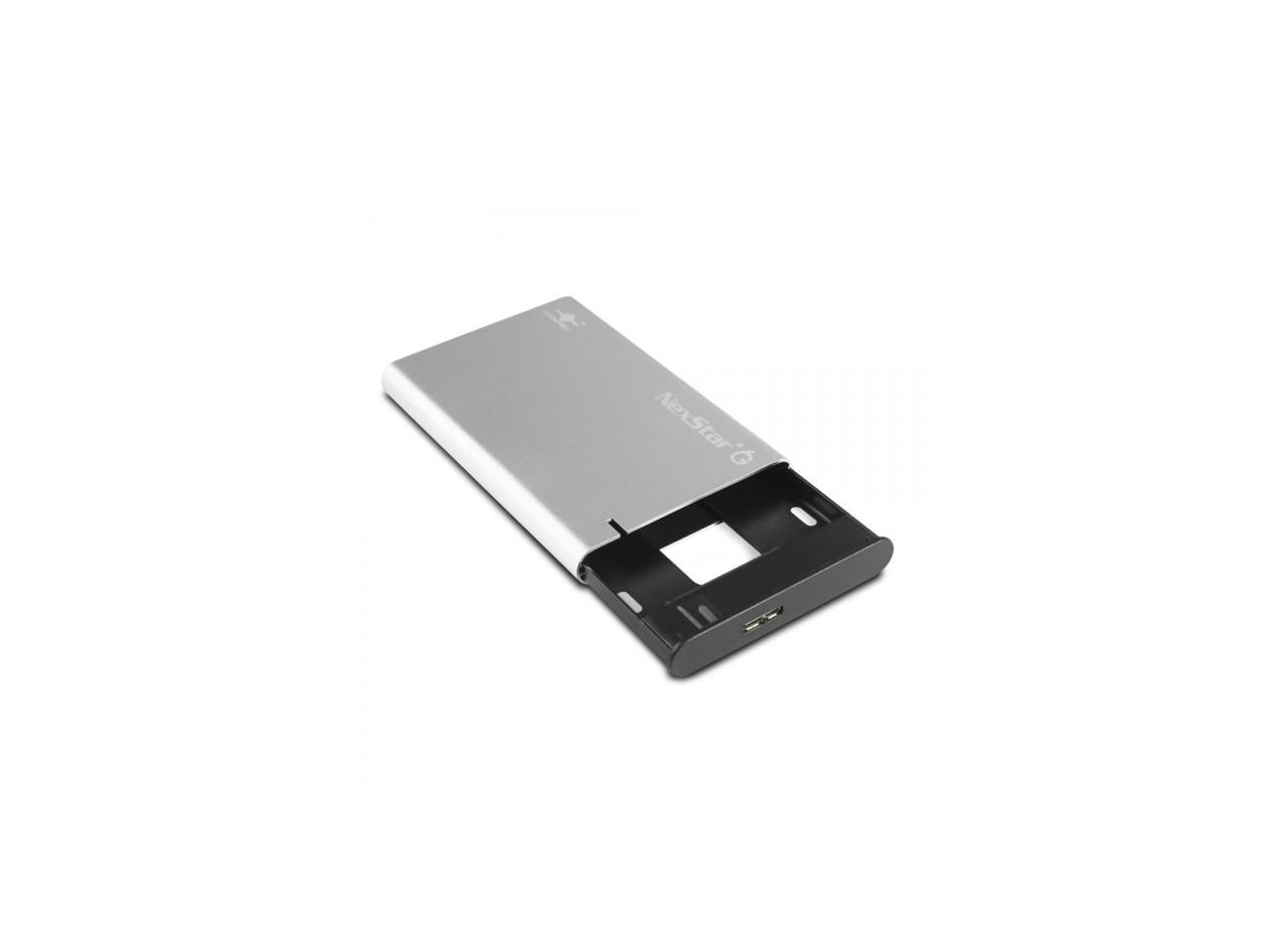 Vantec NexStar 6G 2.5” SATA III to USB 3.2 Gen1 External SSD/HDD Enclosure - Silver NST-268S3-SV