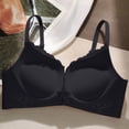 thumbnail image 3 of Bras for Women, Backless Seamless Push-Up U-Shaped , Solid Color with Adjustable Straps, Lace Splicing, 3 of 6