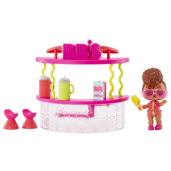 LOL Surprise OMG House of Surprises Snack Bar Playset with Rip Tide Collectible Doll and 8 Surprises – Great Gift for Kids Ages 4