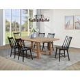 thumbnail image 2 of Middleton 7-piece Extension Leaf Dining Set Natural and Black, 2 of 13