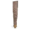 thumbnail image 4 of Journee Womens Kaison Extra Wide Calf Stacked Heel Over The Knee Boots, 4 of 10