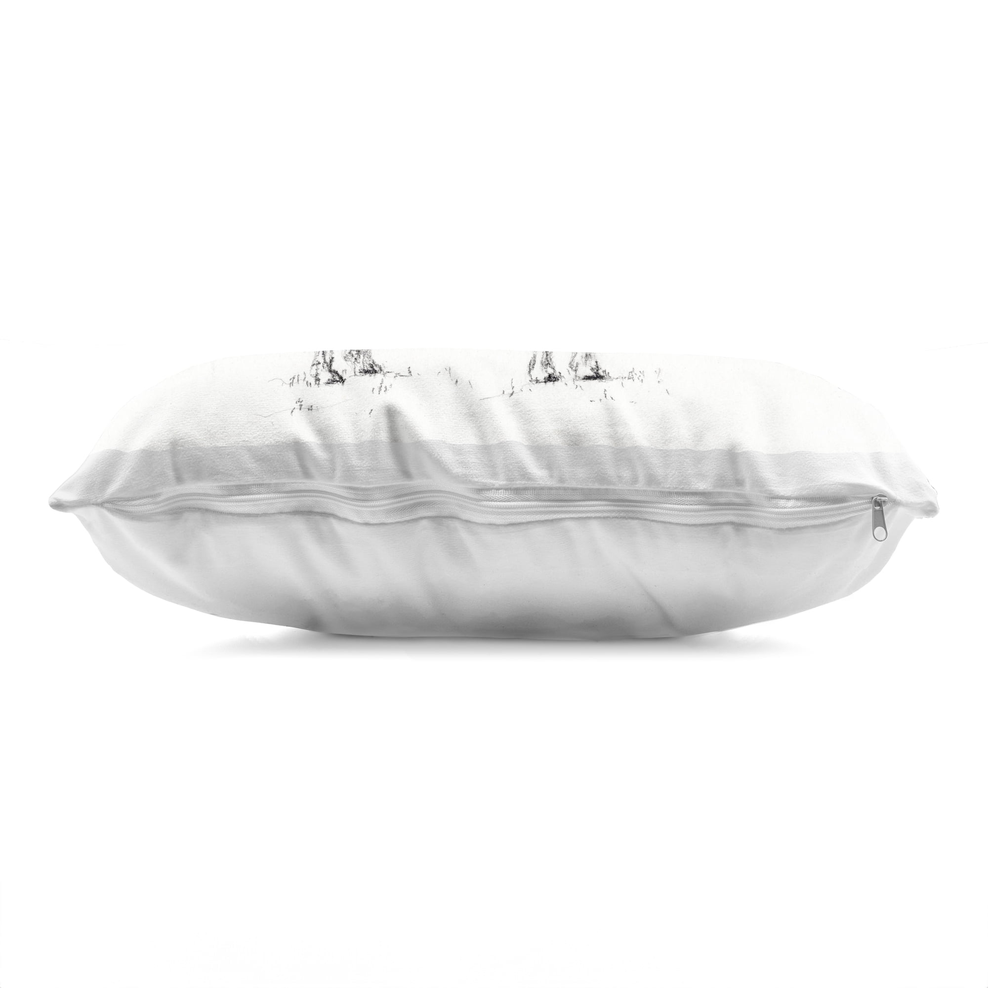 Stupell Industries Sheep in Charcoal Decorative Printed Throw Pillow, design by Leah Noel Art