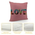 thumbnail image 4 of COMIO  Valentine's Day Pillow Covers Love for Valentines Day Decor Outdoor Modern Farmhouse Anniversary Wedding Decorative Lumbar Throw Pillows Cushion Case Home Decorations for Couch, 4 of 5