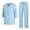 Light Blue, variant on Minjewel Women's Short Sleeve Round Neck Scrubs for Women Set with Pockets, Breathable Scrub Set for Nurses, Caregivers & Medical Professionals,Beige L