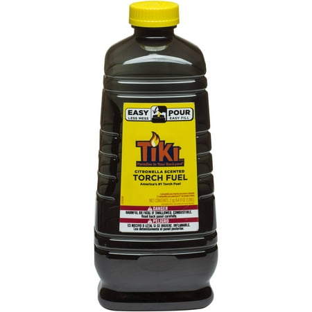 TIKI Brand Citronella Scented Torch Fuel with Easy-Pour System, 64 oz