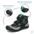 thumbnail image 2 of Zapatos de senderismo Mishansha para niños y niños, antideslizantes, para exteriores, negro/verde/gris, 2 of 6