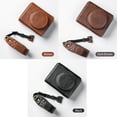 thumbnail image 3 of Camera Bag,Leather Camera With Pu Leather Camera With Removable Compatible Dsfen Bortt Buzhi, 3 of 6