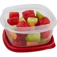 thumbnail image 2 of Easy Find Lids Food Storage and Organization Containers, Set of 2 (4 Pieces Total), Racer Red, 2 of 5