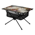 thumbnail image 2 of BZSMCE Camping Tables Simple Folding Table Companions in Bloom Pattern Size:23.6*15.7in, 2 of 7