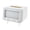 🍒 Gray_Base#4816, variant on TV Shape Tissue Box Cover and Phone Stand, ABS Plastic Napkin Holder for Living Room Bedroom Office