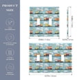 thumbnail image 2 of Yayeee Toggle Light Switch Wall Plate 2-Gang 4.56"x4.48" Decorative Outlet Cover, Cartoon Train Pattern, 2 of 7