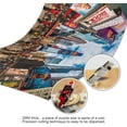 thumbnail image 3 of SKYSONIC Time Square Puzzle 500PCS Wooden Puzzle Artwork Jigsaw Puzzle Home Decor, 20.5 x 14.9 Inch, 3 of 7