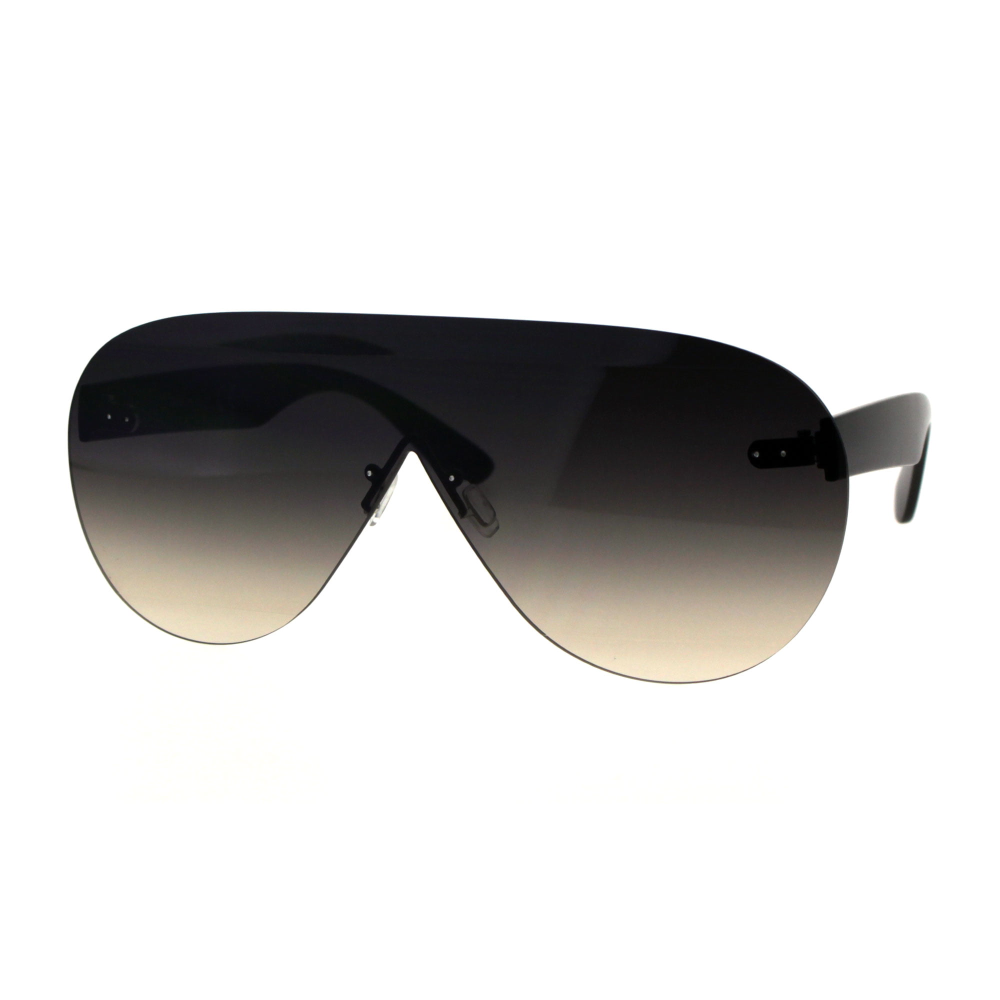 Mens Sunglasses KUSH Aviator Google Shield Sport Futuristic Casual Single Lens 