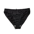 thumbnail image 2 of Abomasnow Womens Satin Full Coverage Panties Briefs Low Waist Stretchy Underwear S-XL, 2 of 5