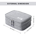 thumbnail image 2 of FrostHike Sac de Rangement pour Accessoires Électroniques Portable. Gris, 2 of 5