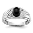thumbnail image 4 of 14K White Gold AA Diamond Men's Ring Size 10, 4 of 5