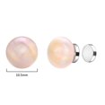 thumbnail image 2 of Airokiy Pink Pearl Clip on Earrings for Women Nopierced Earrings for Women Gift, 2 of 4