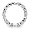 thumbnail image 2 of True Origin 14K White Gold 3 carat Lab Grown Diamond VS/SI D E F Size 7 Eternity Ring, 2 of 7