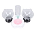 thumbnail image 1 of Comedero Autico para Gatos y Dispensador de Agua en Juego, Protector de Cuello, Alimentador de Alimentos por Gravedad y Bebedero, Cuenco de Comida para mascotas para perros, 1 of 7