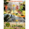 thumbnail image 7 of Vatos Kids Water Sprinkler Toy, Rainbow Splash Yard Sprinkler with Wiggle Tubes and Spray Nozzles, Outdoor Summer Water Toy for Backyard Lawn Play, Boys and Girls Ages 3-8, 7 of 7