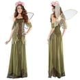 thumbnail image 2 of Disfraz de princesa del bosque para mujer, disfraces de hadas de Halloween para adultos, 2 of 3