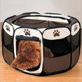 thumbnail image 1 of Carpa plegable con estampado de garras para mascotasgatosperroscasaguardiacorralitocerca (café) Ndcxsfigh Nuevos Originales, 1 of 7