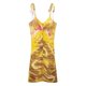 thumbnail image 3 of HH TRAF Vestido corto femenino de verano con estampado de lunares, cuello en V, sin mangas, con lazo, espalda descubierta, informal, plisado, 3 of 5