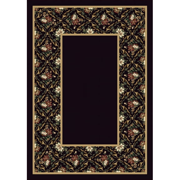 Milliken Design Center Area Rug BOUQUET LACE ONYX Bouquet Lace Onyx 2' 4" x 11' 8" Runner