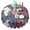 Pioneer Flower Floral, variant on Pioneer Flower Floral Print Pattern Round Tablecloth 60"x60",Wrinkle Wipeable Table Cloth for Kitchen Dining Room Picnic Patio Party