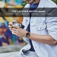 thumbnail image 6 of KOMI Leather Watch Straps, 18mm Quick Release Genuine Leather Watch Band Replacement Bracelet for Men and Women 18mm 20mm 22m Brown, 6 of 6