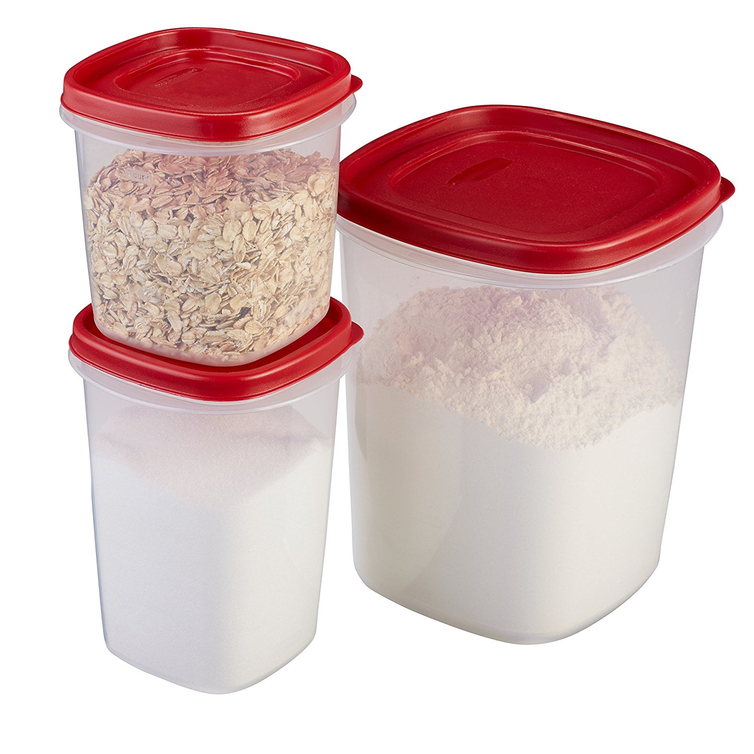 Easy Find Lid Food Storage Container, BPAFree Plastic, 6Piece Set