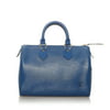 Pre-Owned Louis Vuitton Epi Speedy 25 Leather Blue
