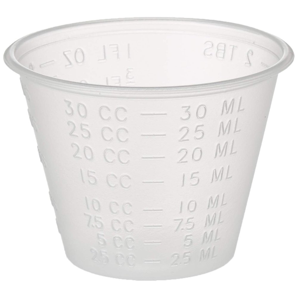 Epic Medical Supply 1 oz. Disposable Clear Plastic Medicine Cup, Pack