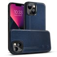 thumbnail image 4 of Htwon Étuis de Protection en Cuir PU Mince Anti-Rayures Renforcé Compatible avec iPhone 13 Étui Antichoc (Bleu), 4 of 13
