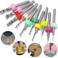 thumbnail image 4 of 30pcs PCB Drill Bit Set, 0.1mm-3.0mm, 1/8" Spiral Spline Shank CNC Router Bits for CNC Engraving, 4 of 5