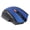 Blue, variant on YAHHU 2.4GHz Wireless Optical Mouse, 3 Adjustable DPI Levels for Precision, Ergonomic Portable Computer Accessory with USB Receiver, Red (4.4 inches / 11.1 cm)