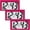 Pink |#7, variant on 3 Pcs Small Digital Clock, Mini Digital Clock Small Digital Clock Stick on Battery Operated Self Adhesive Bracket for Car Dashboard (White)