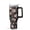 Black-8, variant on Blush Garden Tumbler with Handle and Straw, 40oz Insulated Stainless Steel Travel Mug, Pink Rose and Flower Print Coffee Cup for Women, Romantic Cottagecore Gift Mug