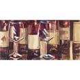 thumbnail image 3 of French-Roussia, Heather A. 18x11 Black Modern Framed Museum Art Print Titled - Red Wine with Dinner, 3 of 5