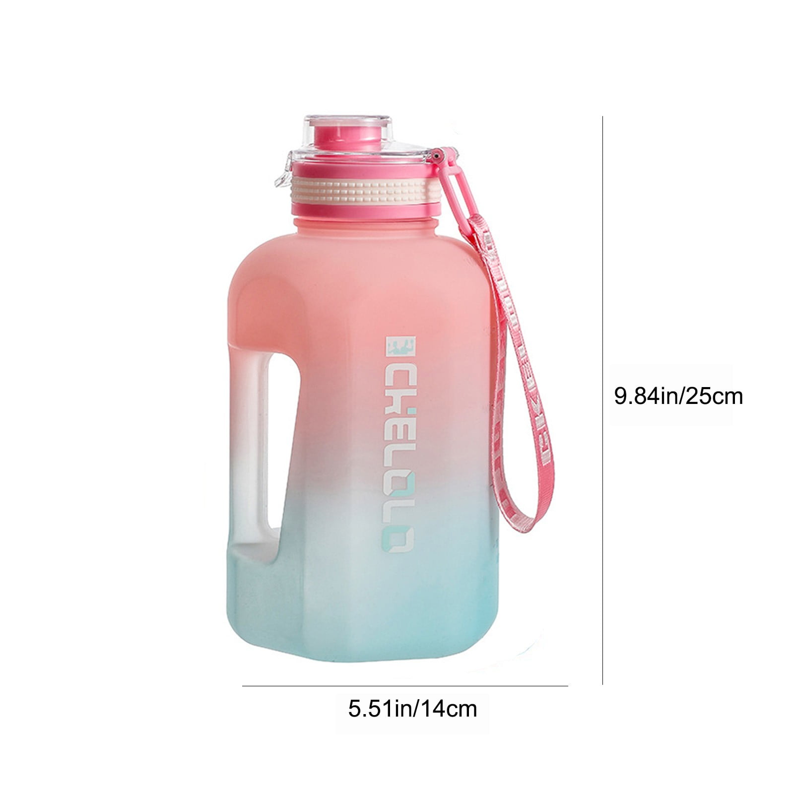 Portable Sports Water Bottle 2.2 Liter Large Jar Sports Water