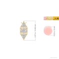 thumbnail image 3 of ANGARA Natural Triangle & Baguette Diamond Pendant in 14K Yellow Gold for Women (Size-4mm| Color-I-J| Clarity-I1-I2) | April Birthstone, Anniversary, Jewelry Gift for Women | Natural Diamond Necklace, 3 of 7