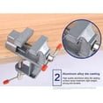 thumbnail image 3 of Aleación de Aluminio Pequeña Mesa Abrazadera Vice Hobby Joyería Trabajo 30MM - DIY Mesa Vise Miniatura Vise Pequeños Joyeros Hobby Abrazadera en Banco Vice Taladro Herramienta, 3 of 5