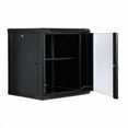 thumbnail image 2 of Studyset 12U Wall Mount Network Cabinet - 17.7" Deep Server Rack Enclosure with Locking Glass Door & Removable Side Panels, IT/AV Equipment Rack for Secure Data and Audio-Visual Installations, 2 of 7