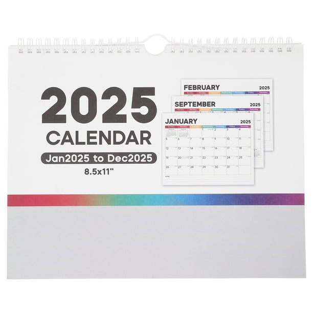 Calendario de pared Calendario colgante Calendario de pared de planificación Calendario mensual Calendario del hogar Calendario de pared decorativo Calendario de meses